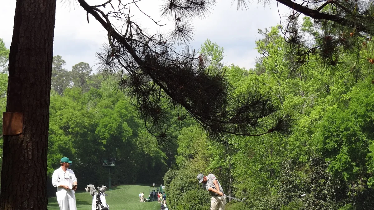 Sjuttonde hålet på Augusta National under Masters
