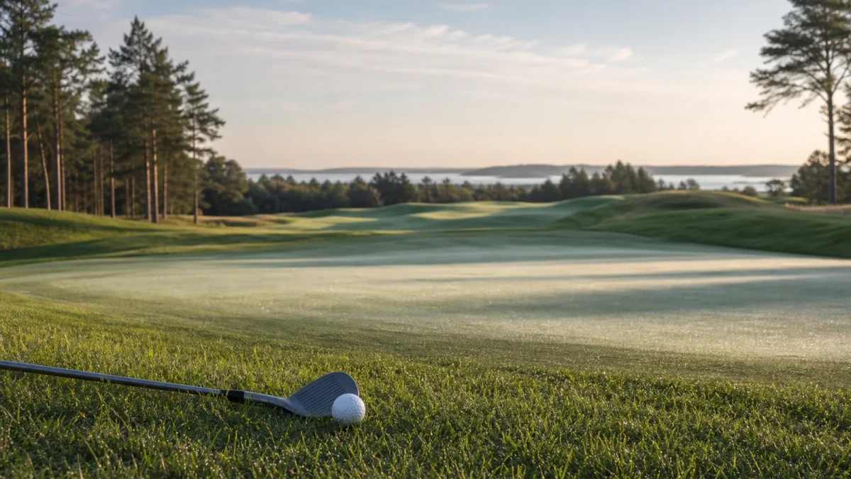 Golfmotiv för faktaprofilen om Louise Rydqvist
