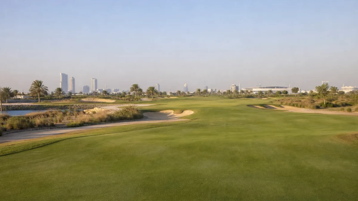 Golfbanan Yas Links i Abu Dhabi