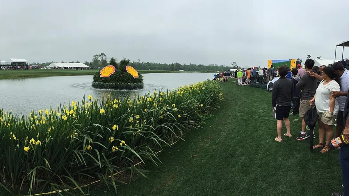 Spel under en tävling på PGA Tour