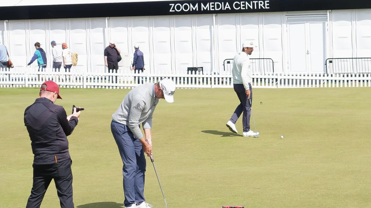 Henrik Stenson under Scottish Open